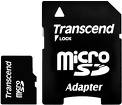 Transcend 4GB Micro SDHC (Class 2) + Reader