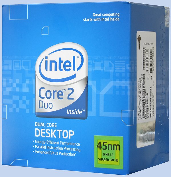 Intel 8400 Core 2 Duo (Tray+Fan)
